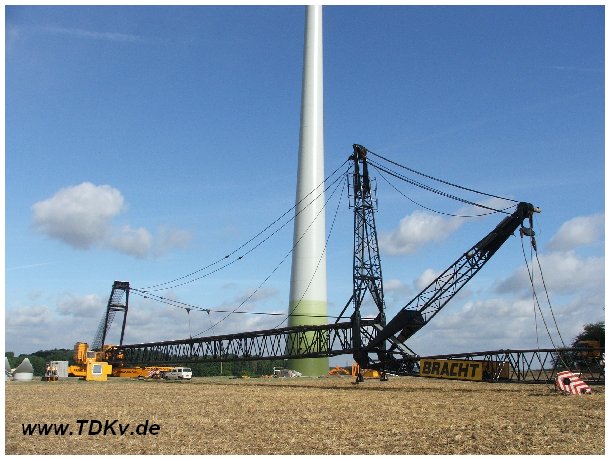 Gottwald AK 450 von Bracht im Windpark Detmold