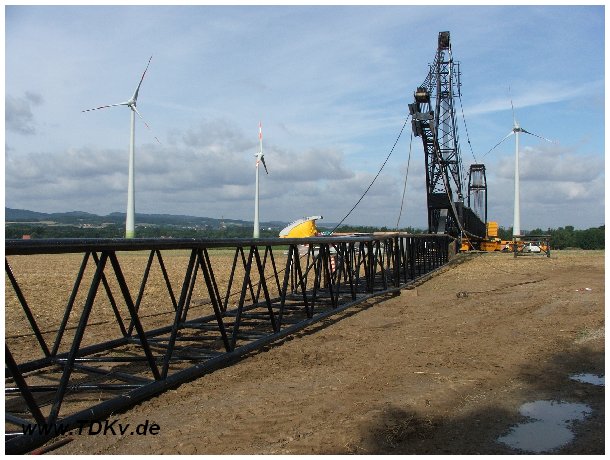 Gottwald AK 450 von Bracht im Windpark Detmold