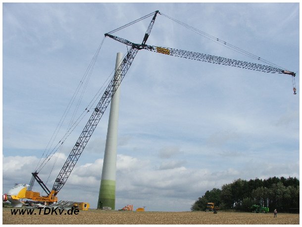 Gottwald AK 450 von Bracht im Windpark Detmold