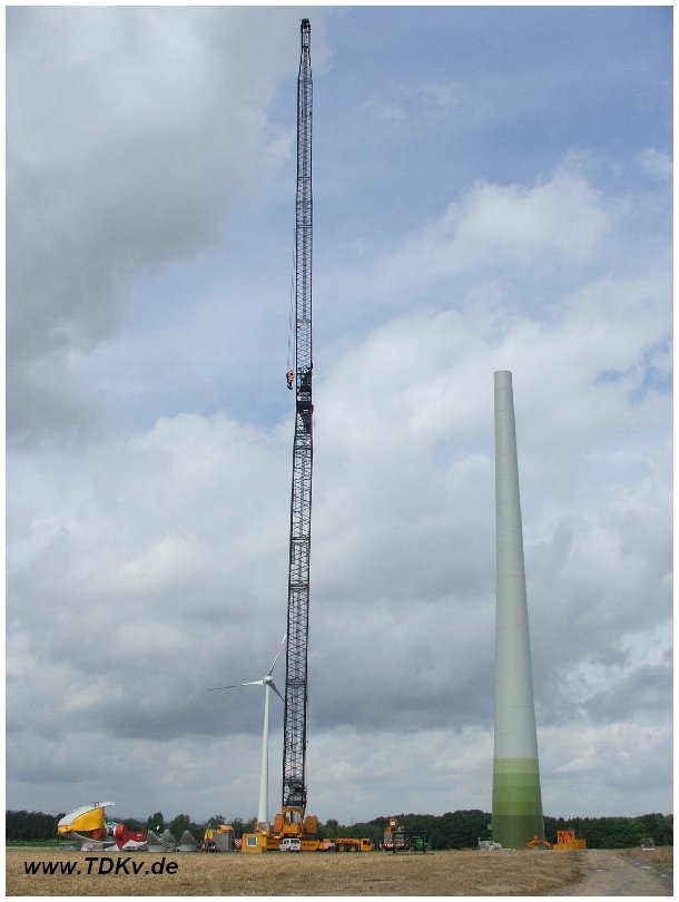 Gottwald AK 450 von Bracht im Windpark Detmold