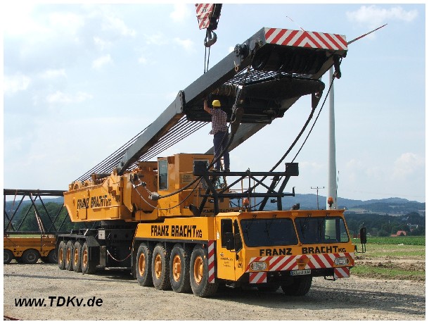 Gottwald AK 450 von Bracht im Windpark Detmold